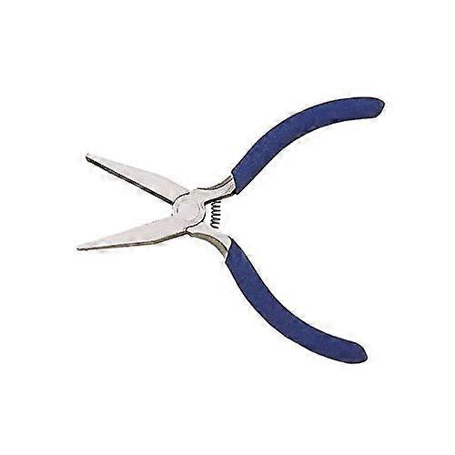 Mini Pliers 130mm with Flat Plastic Handle, Lightweight Hand Tool for Precision Work and Crafting