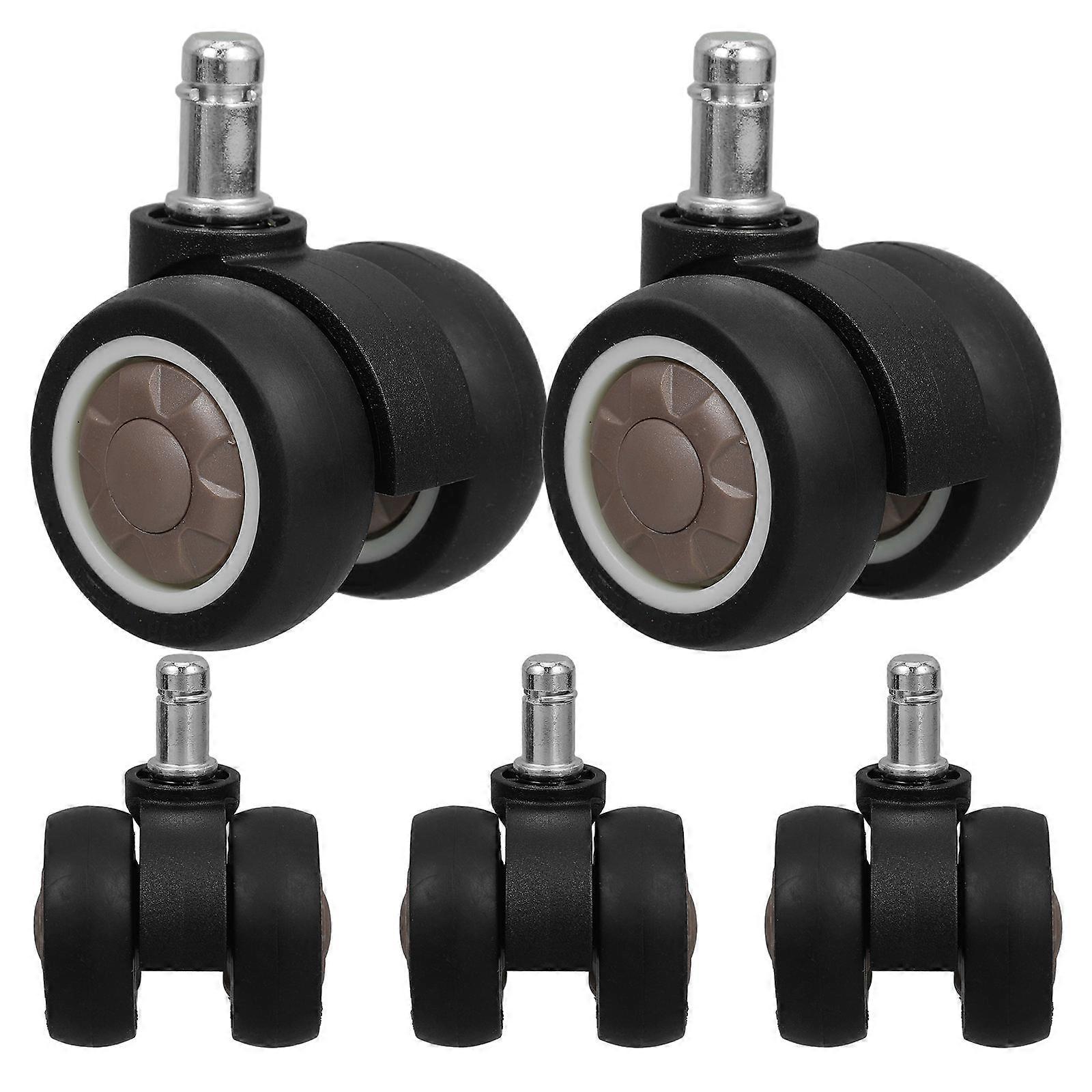 5pcs Silent Caster Wheels for Office Chair Replacement