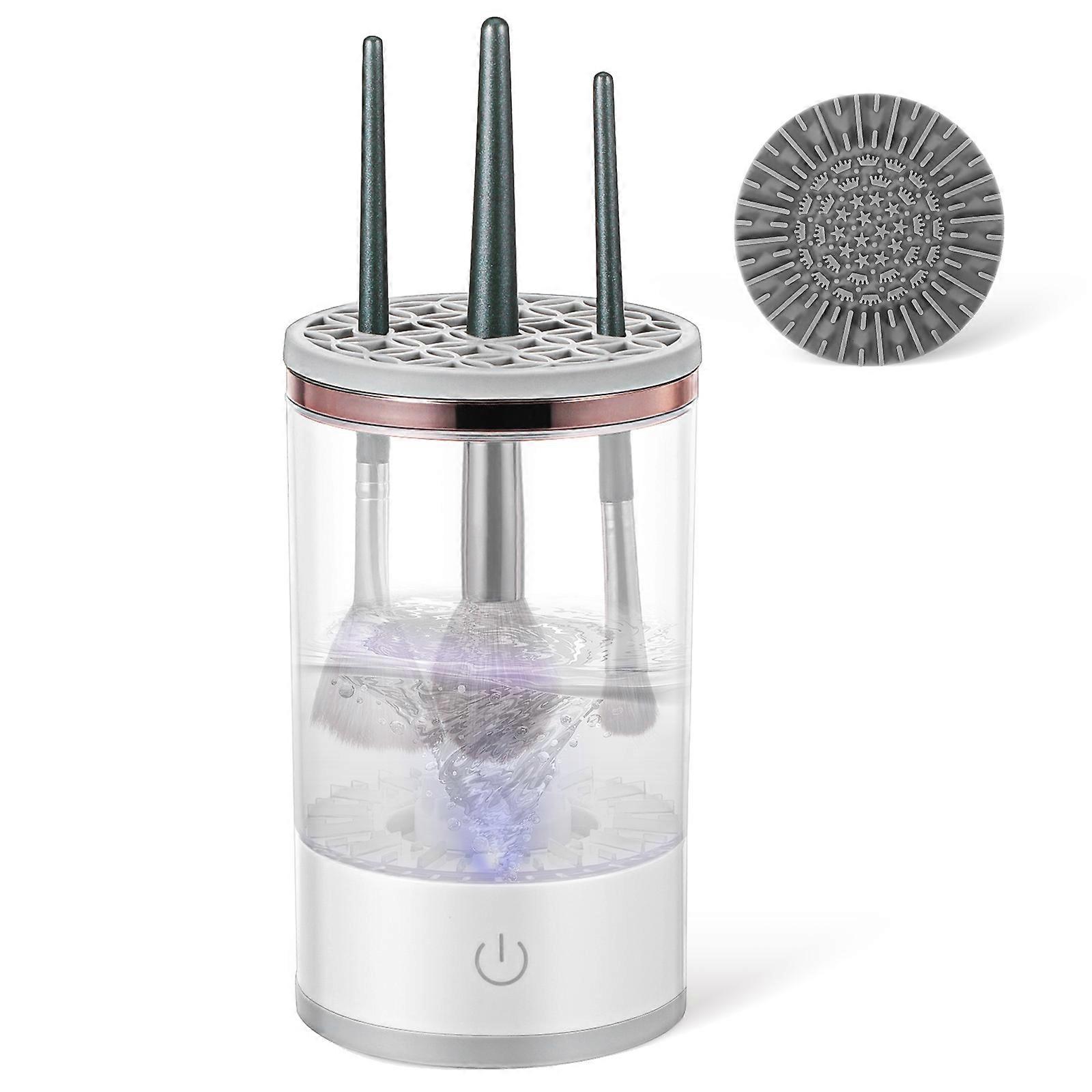 Electric Make Up Brush Cleaner Tool Multi-Brush Compatibility Quick Drying For Travel Use 1 Set