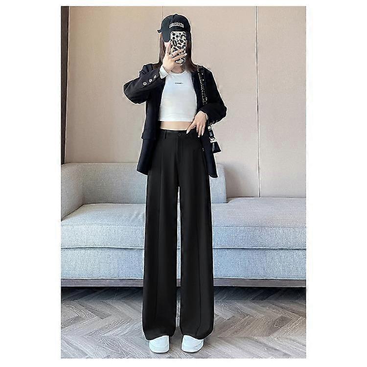 Stylish and Comfortable Women's Wide Leg Suit Pants, Perfect for Any Occasions In Autumn