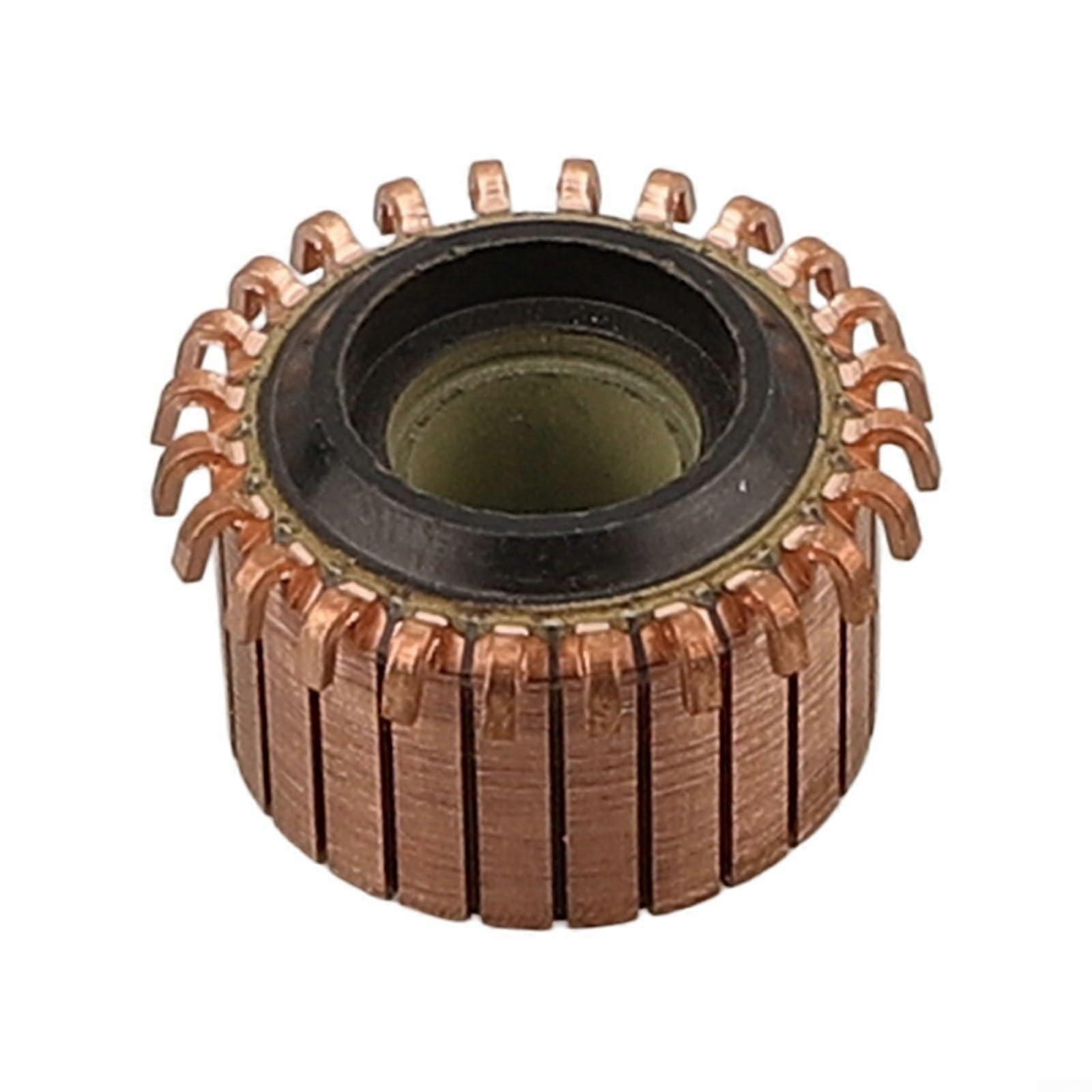 Copper hook motor commutator for reliable operation in power tools