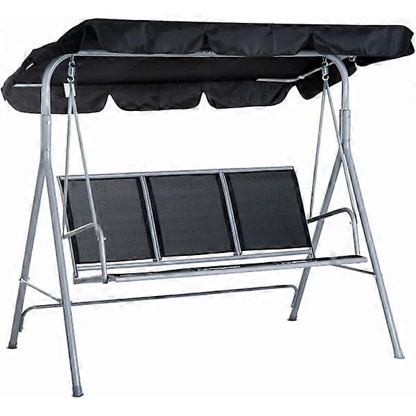 مظلة بديلة لمقعد أرجوحة الحديقة ذو 3 مقاعد ، مظلة بديلة عالمية لأرجوحة الحديقة الخارجية