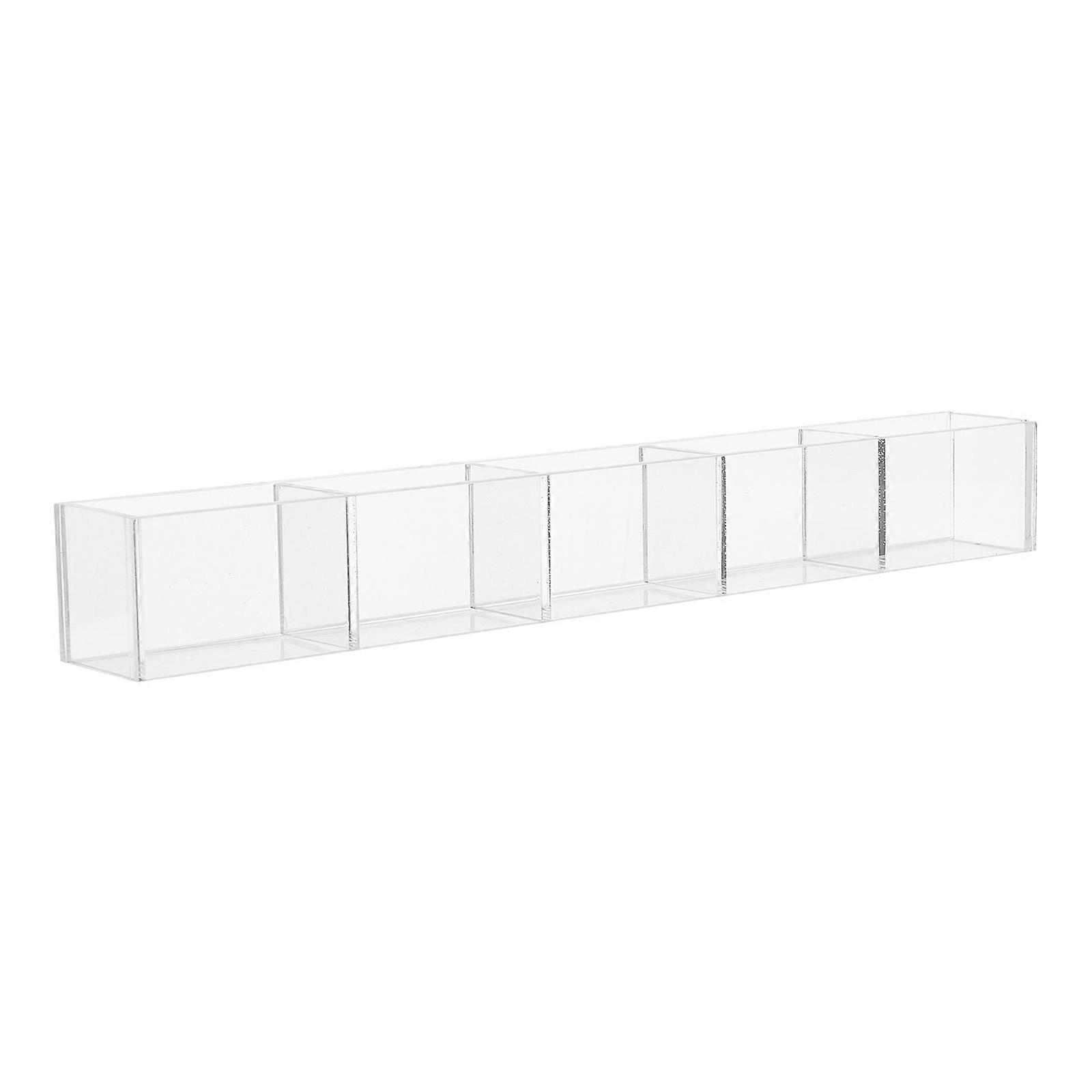 Adhesive Acrylic Straw Holder for Cabinet Doors – Custom Height Kitchen Organizer to Reduce Counter Clutter