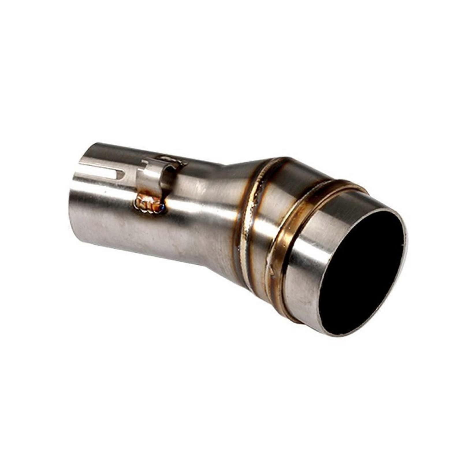 Motorcycle Exhaust Pipe Converter Weld-On Adapter 50.5mm to 35.5mm End Pipe Silencer Connection for Mufflers