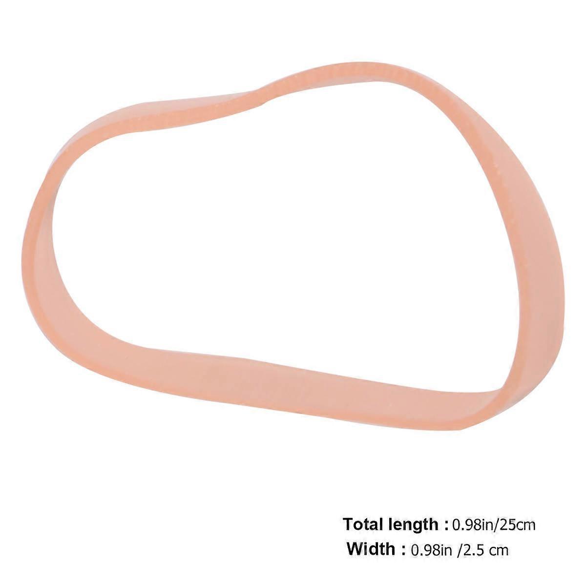 Durable Silicone Hair Accessories with Elastic Bands for Decoration Pink Size S Size L