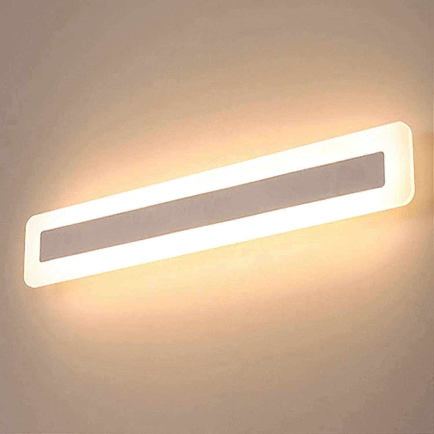 Cool White LED Bathroom Mirror Light Wall Lamp - Modern Front Illumination Fixture for Vanity & Stylish Decor