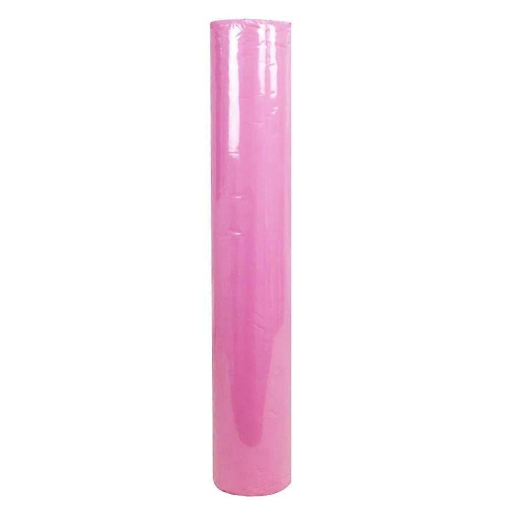 Drawstring Disposable Bed Sheet Roll 180x80cm For Hotel SPA And Massage Services Pink Color 50 Sheets