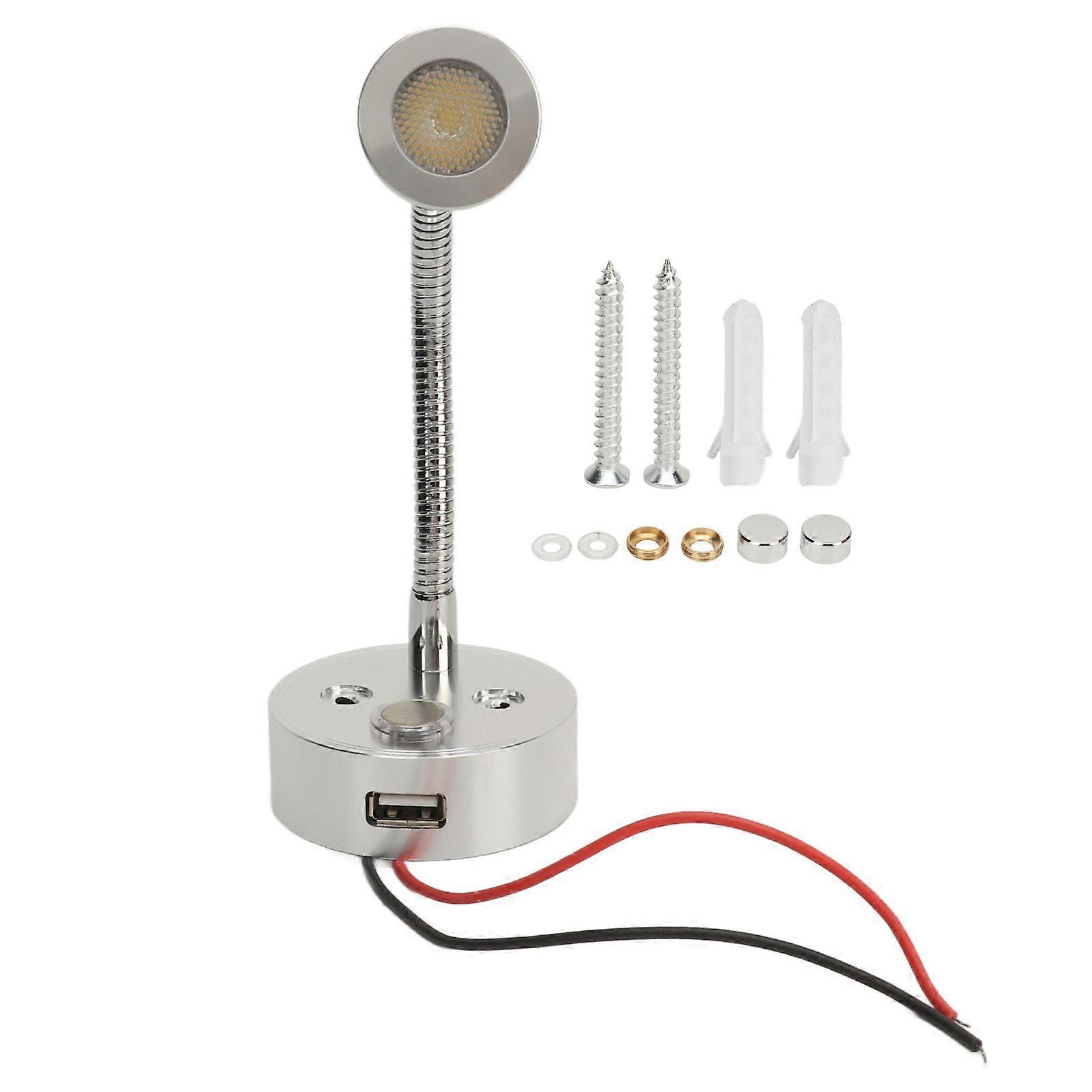 touch control RV LED reading light adjustable brightness 10-30V DC