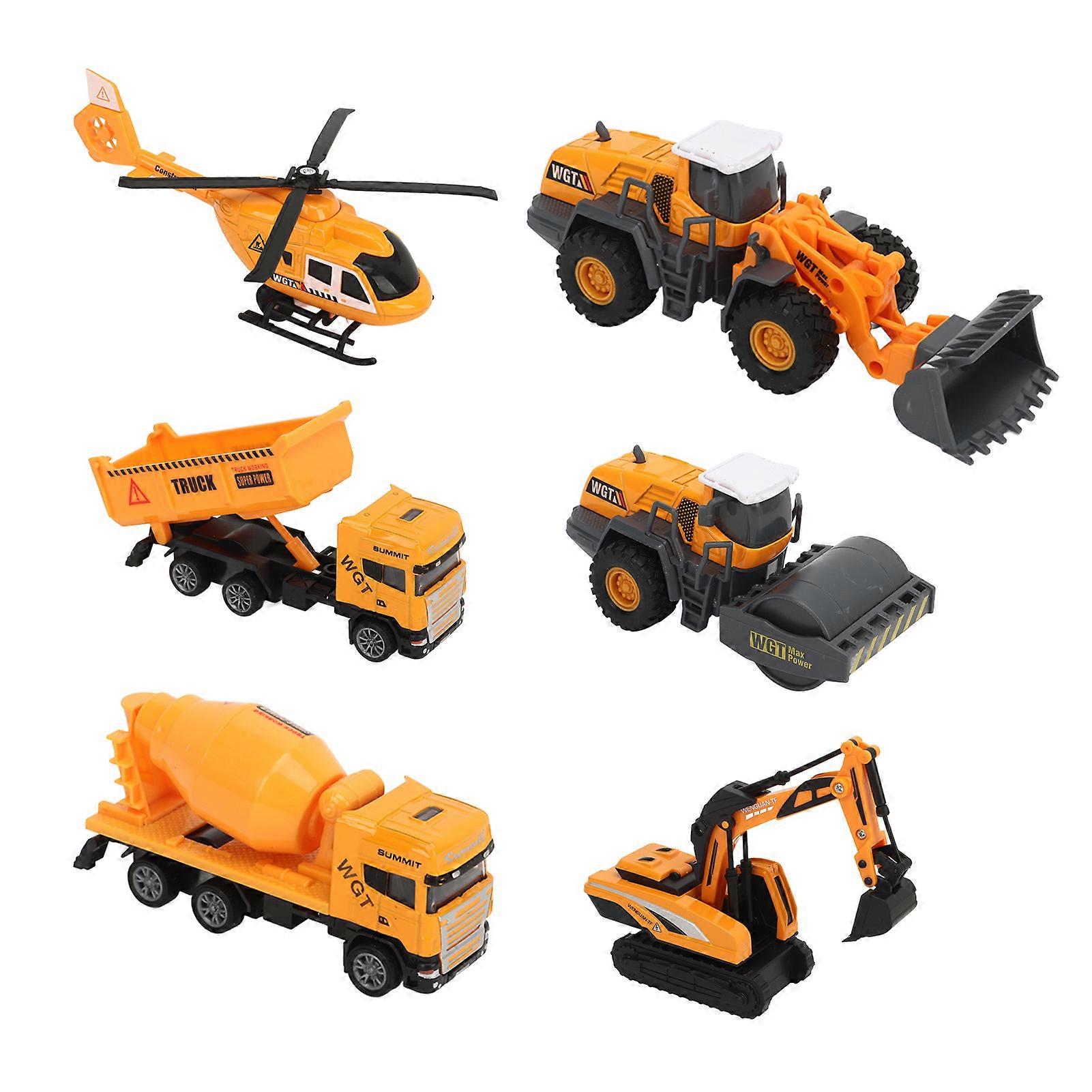 1:50 Construction Site Play Set High Simulation Alloy Construction Site Toy Set for Children