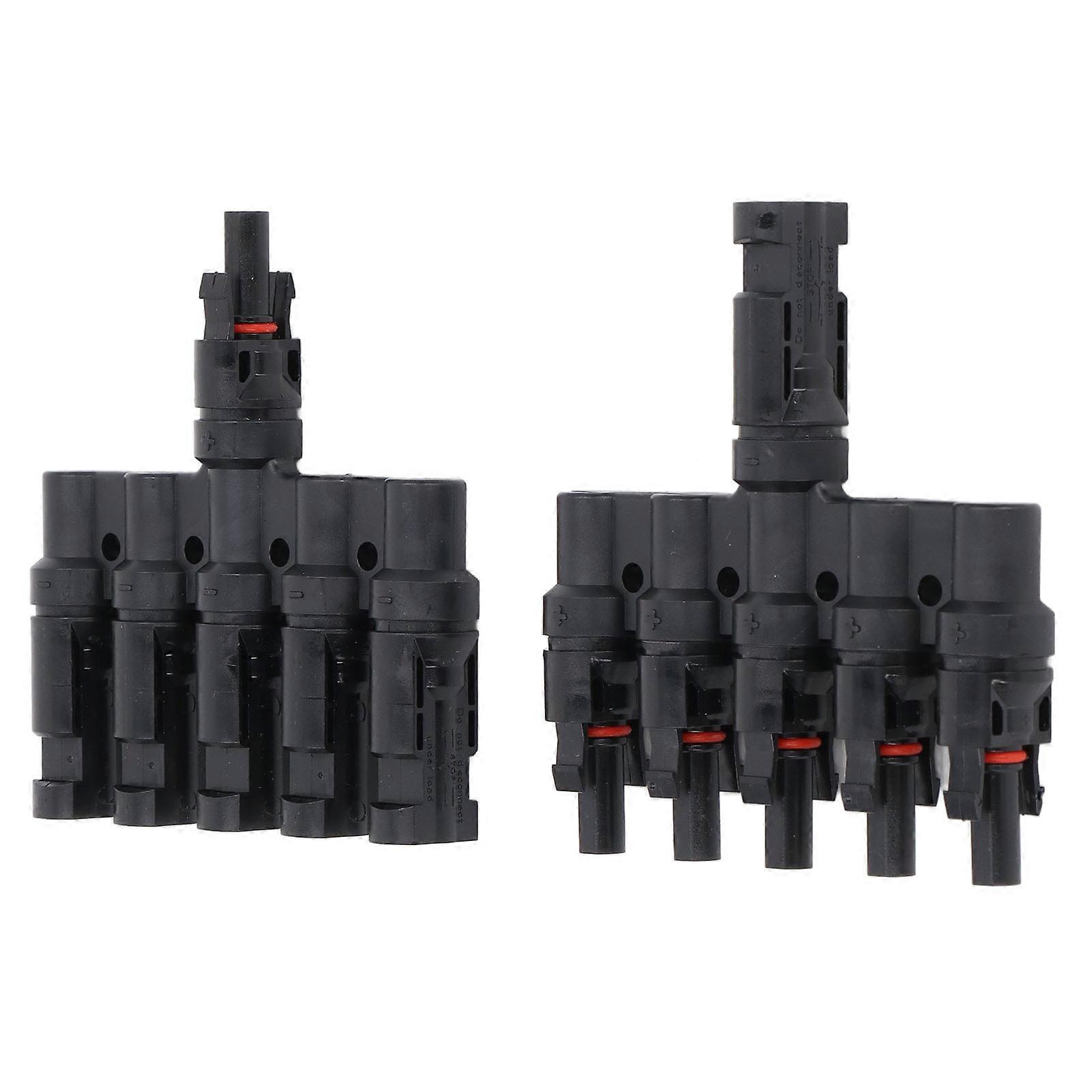 1 Pair Solar Branch Connector Panel Parallel Connection Cable Splitter Coupler DIY Mount Tool T6 