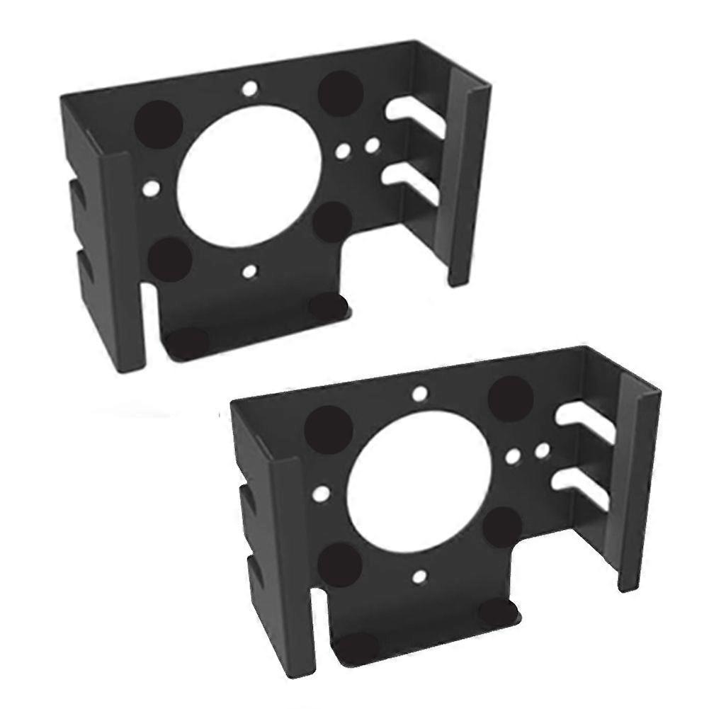 2Pcs Under Desk Stand for Mini Pro Desktop Computer Metal Mount Holder Behind for Mini Pro PC