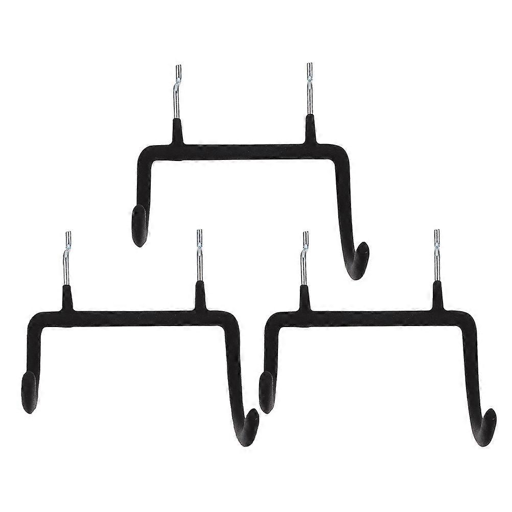 Versatile Pegboard Hooks For Workshop Use With Stainless Steel Finish And Easy Installation 3Pcs