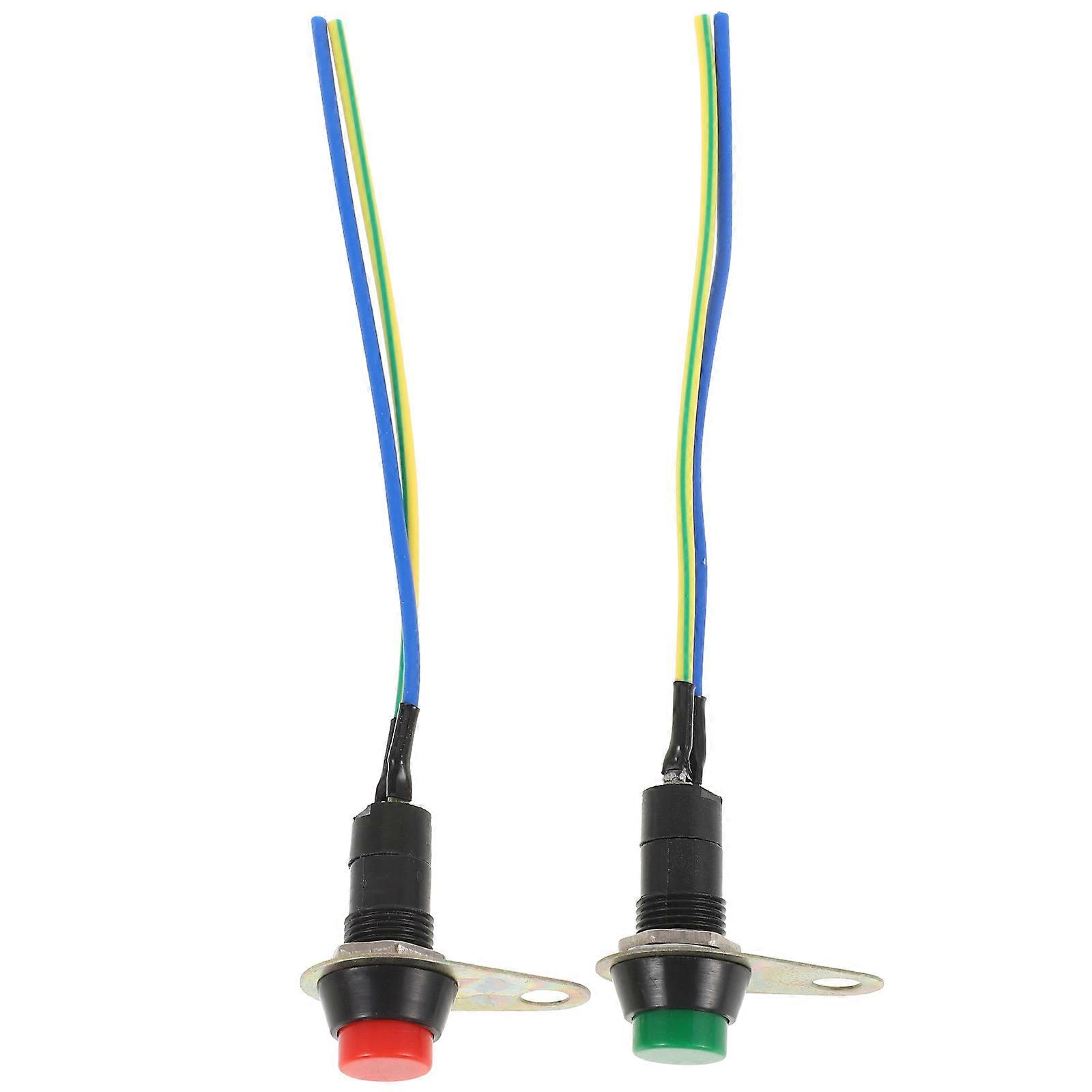 Motorcycle Handlebar Toggle Switch Replacement For Motorcycle And Electric Bike Control 2Pcs Assorted Color