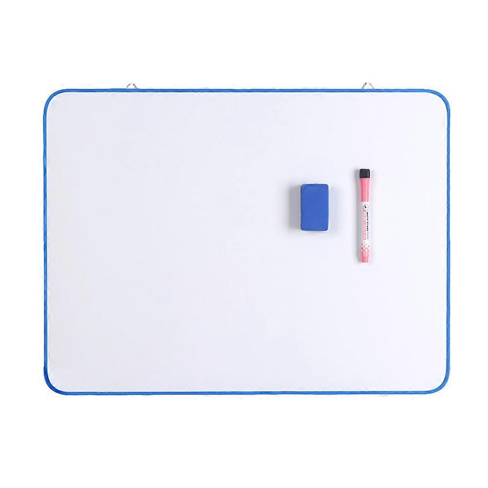 Portable Magnet Whiteboard Small White Board For Office Use 21X28Cm Blue With Erase Easily 1Set
