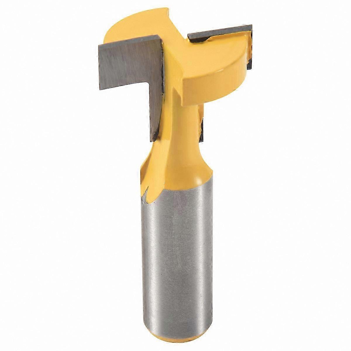 T-Slot Cutter Tool with 1/2 Inch Shank for Routing and Slotting Tenons