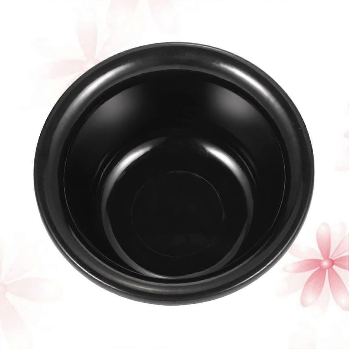 Shaving bowl made of plastic for soap, unbreakable shaving cream bowl with smooth design for traditional support of a smooth shaving result