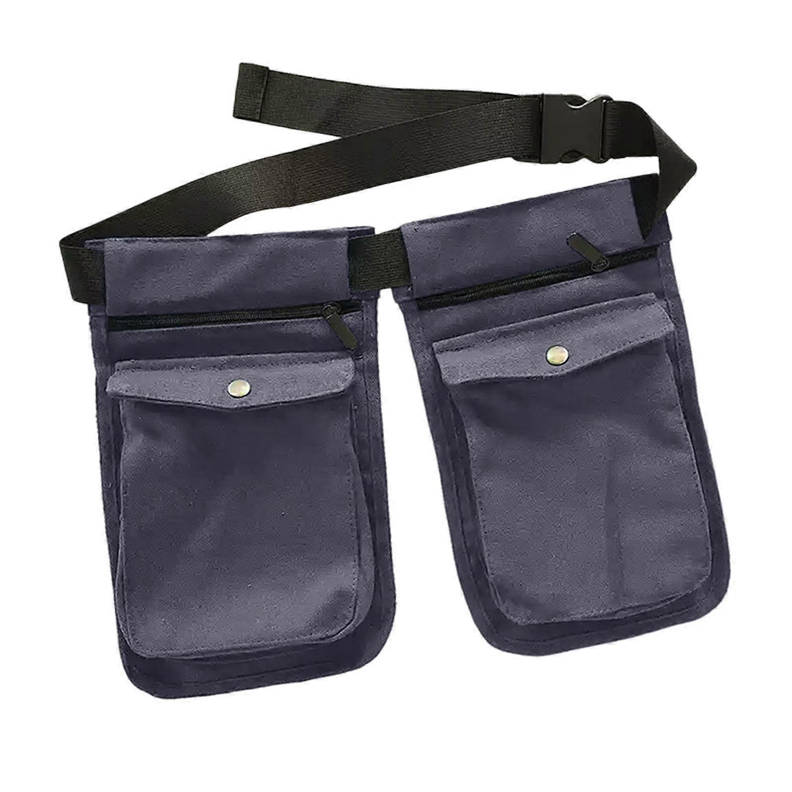 Utility Tool Apron with Multiple Pockets, Lightweight Waist Belt Pouch for Electricians and Woodworkers, Unisex Design