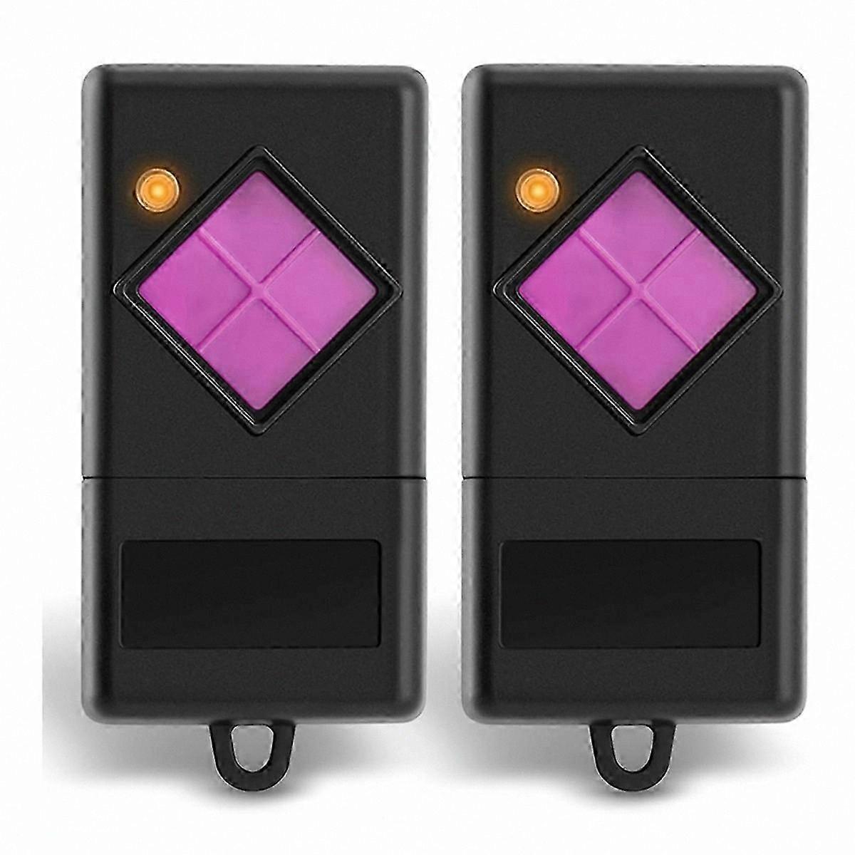 433.92MHz Linear Code Garage Door Remote Control Replacement - Pack of 2