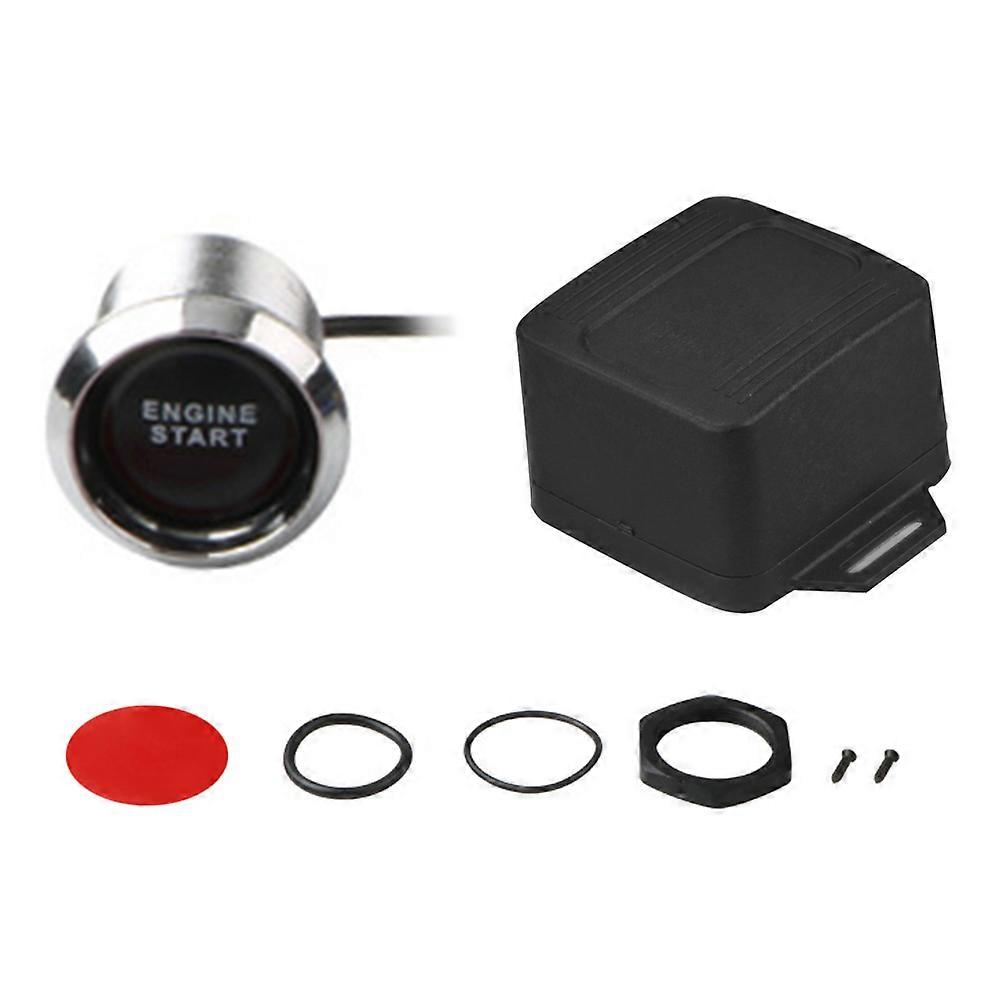 LED Illuminated One Button Engine Start Stop Ignition Switch for Cars Automotive Accessory