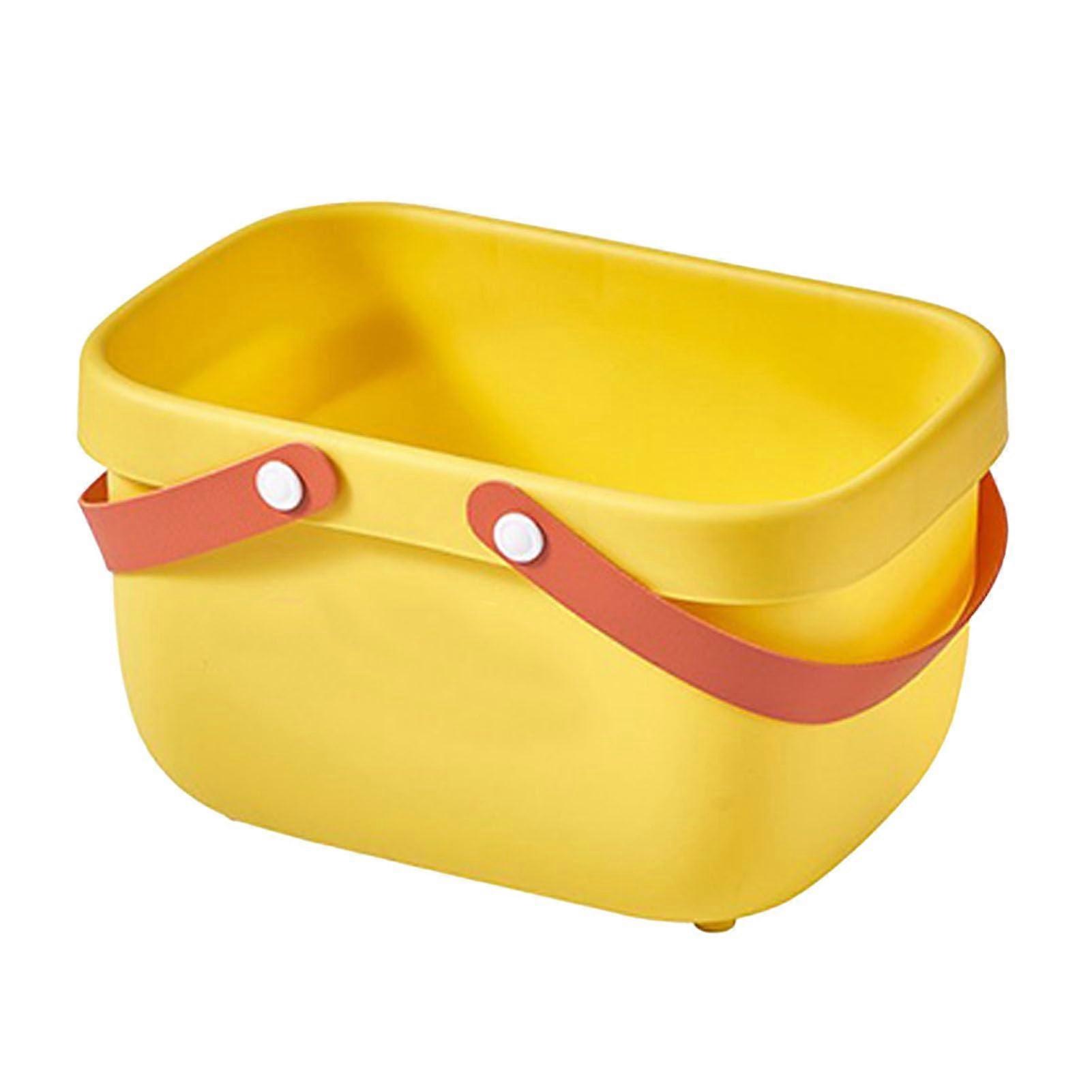 Shower Caddy Storage Basket Portable Toiletry Organizer for Bathroom Dorm PP Material 24.5x16x15cm