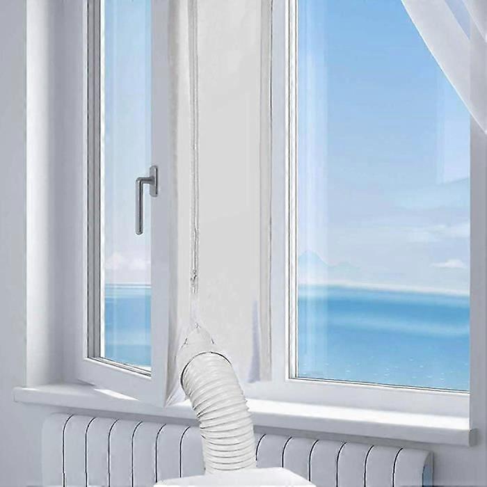 AirLock Window Seal for Portable Air Conditioner, Flexible Window Seal for 400cm Fabric Sealing Plate with