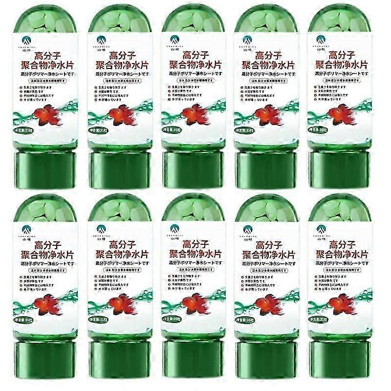 2-10bottles Water Purification Tablets For Fish Tank, Powerful Aquarium Water Purification Tablet