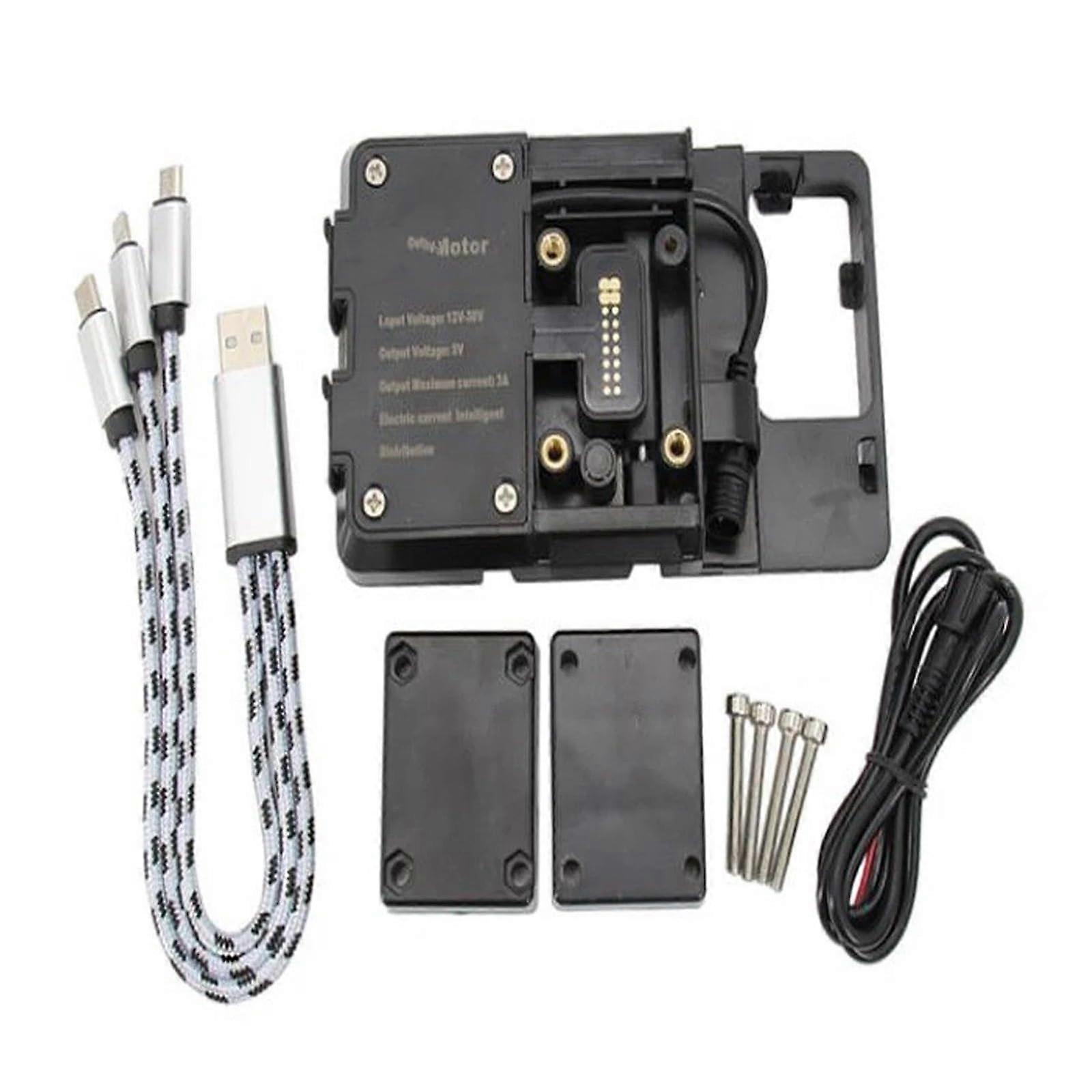 GPS Mount For DUCATI Multistrada 1200, 2010 2011 2012, Mobile Phone Navigation Bracket, USB Charging Motorcycle Mount