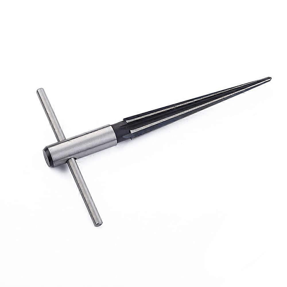 T Handle Tapered Reamer 6 Fluted Chamfer Tool for Guitar Bridge Pin Holes 3-13mm Woodworker Luthier Precision Reamer