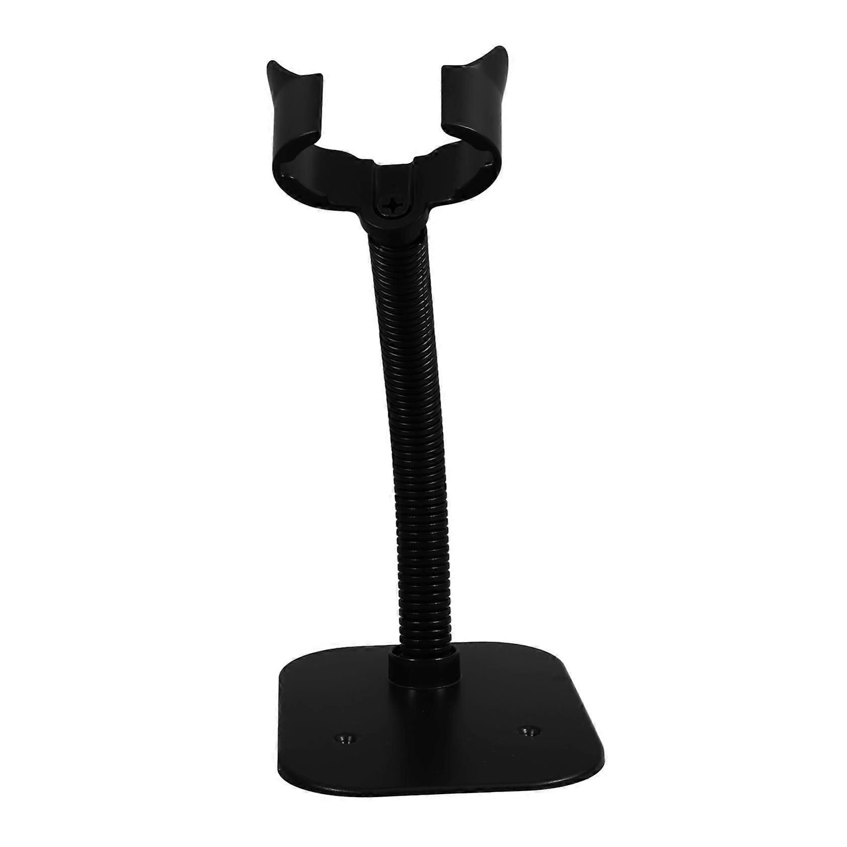 Holder for Barcode Scanner Adjustable Stand Large Mounted Plastic Black