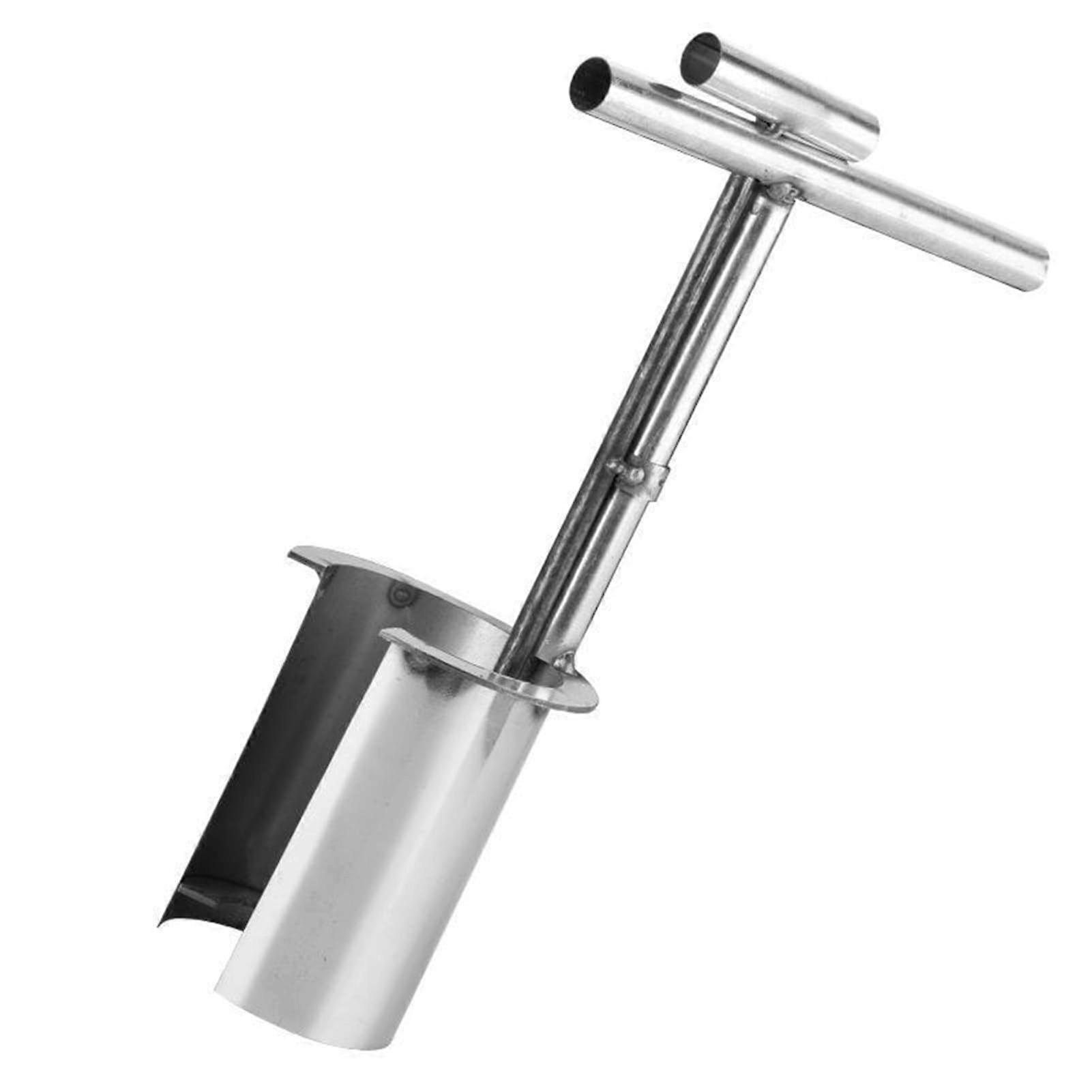 Stainless Steel Onion Planting Tool Easy Transplant Tool for Garden Lovers Onion Planter for Hole Digging