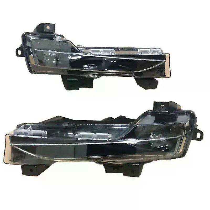 Apply Pkx 1 Pair Front Bumper LED DRL Fog Light Daytime Running Light Turn Signal Lamp Foglamp White Yellow for Tesla Model 3 2017-202