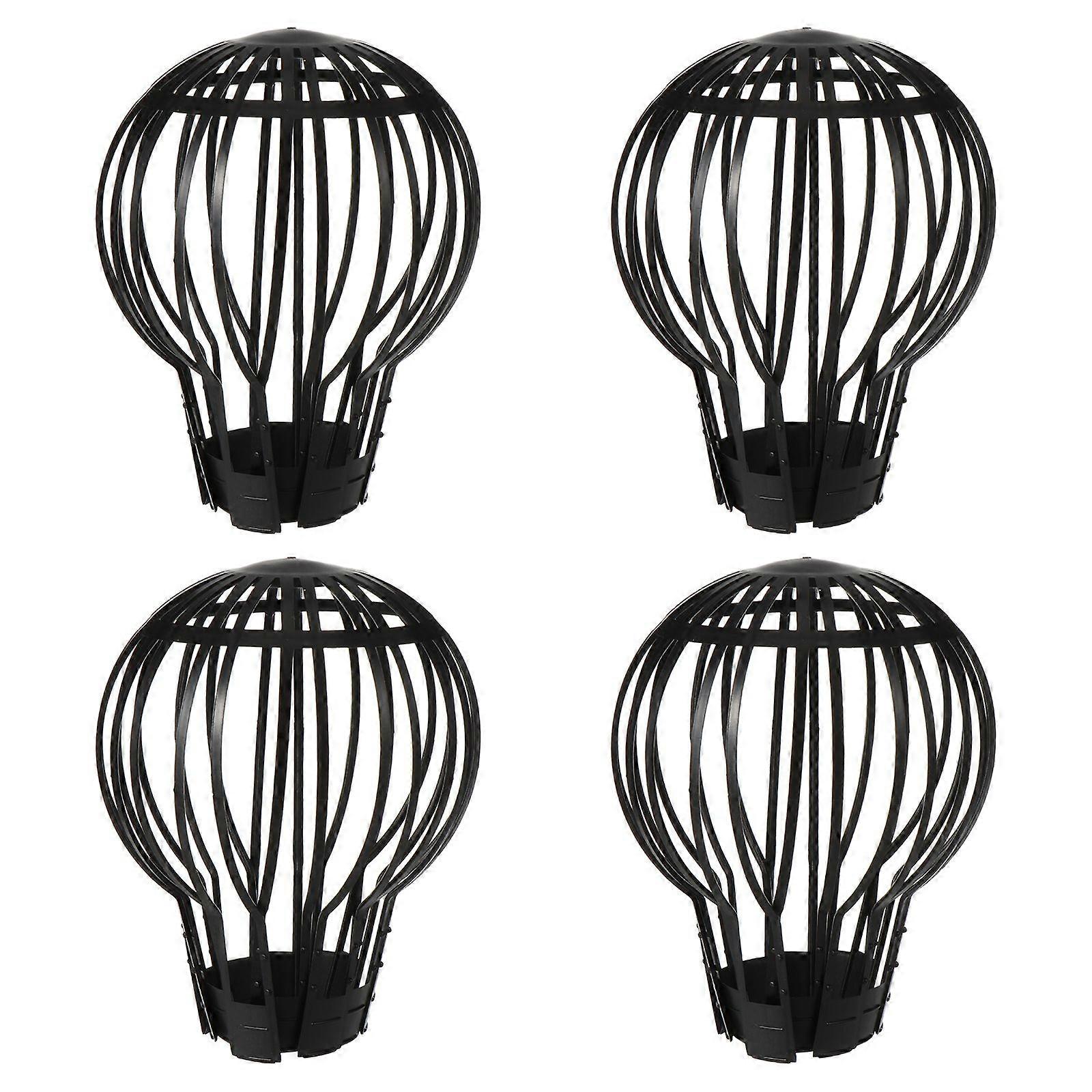 4pcs Rooftop Drain Sink Draining Mesh Cover Anti-blocking Cover Leaf Filter