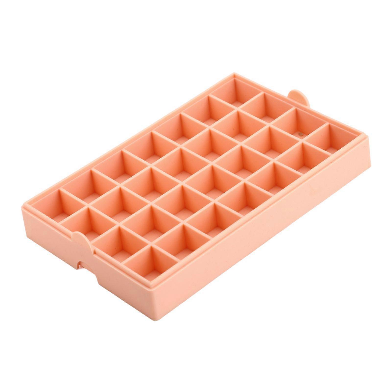 Summer Silicone Ice Cube Trays with Soft Bottom, Easy Release, Stackable, Dishwasher Safe, Rectangular, for Home Bar Party