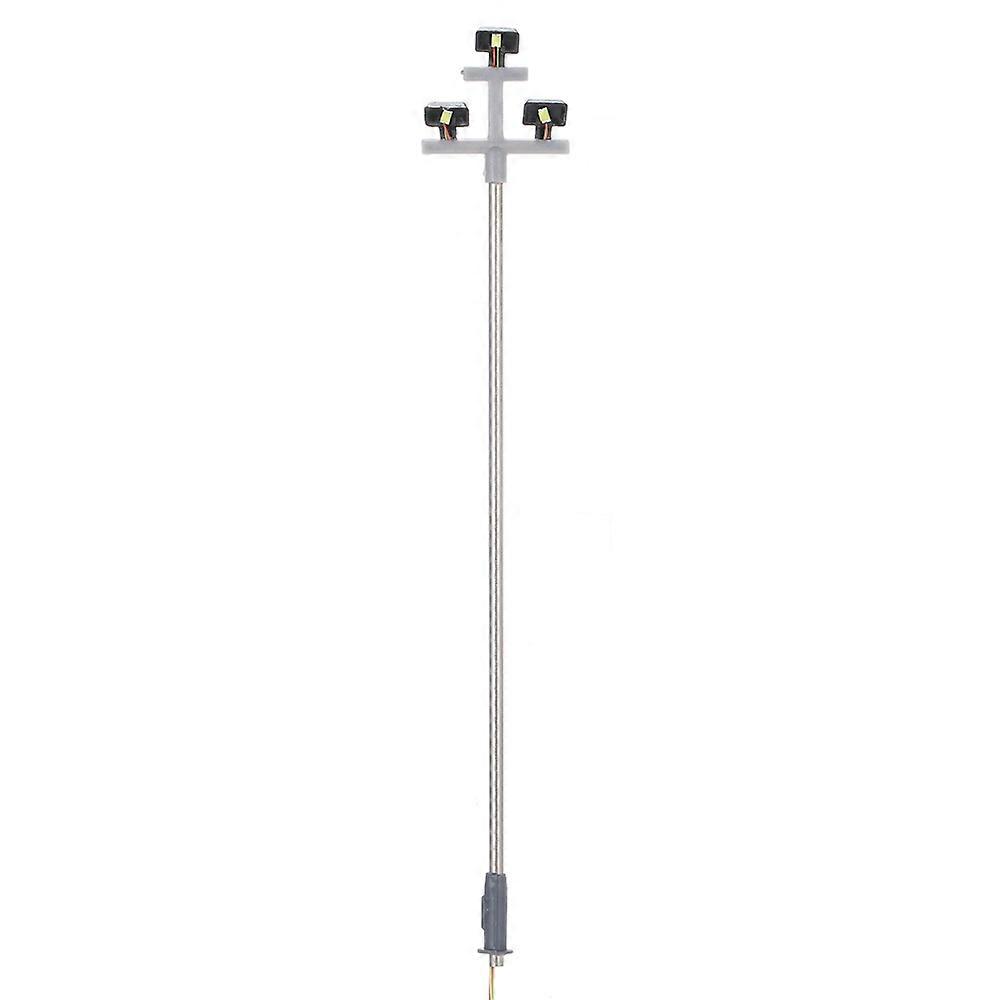 5pcs Model Street Lights Layout Lamppost Railway Train Garden Playground Scenery Led Lamp Lighting 1:100 Scale 130mm