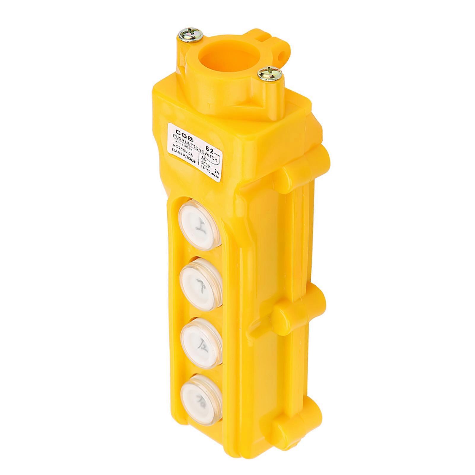 Crane Chain Hoist 4-Channel COB-62 Push Button Pendant Controller