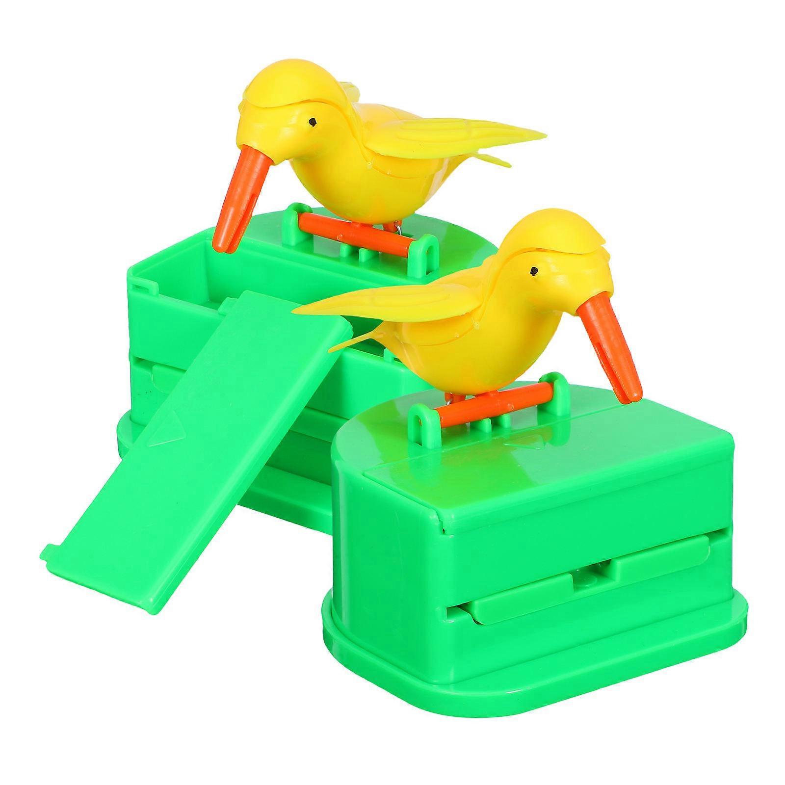 Toothpick Box Bird Automatic Toothpick Holder for Kitchen 2Pcs Dispenser