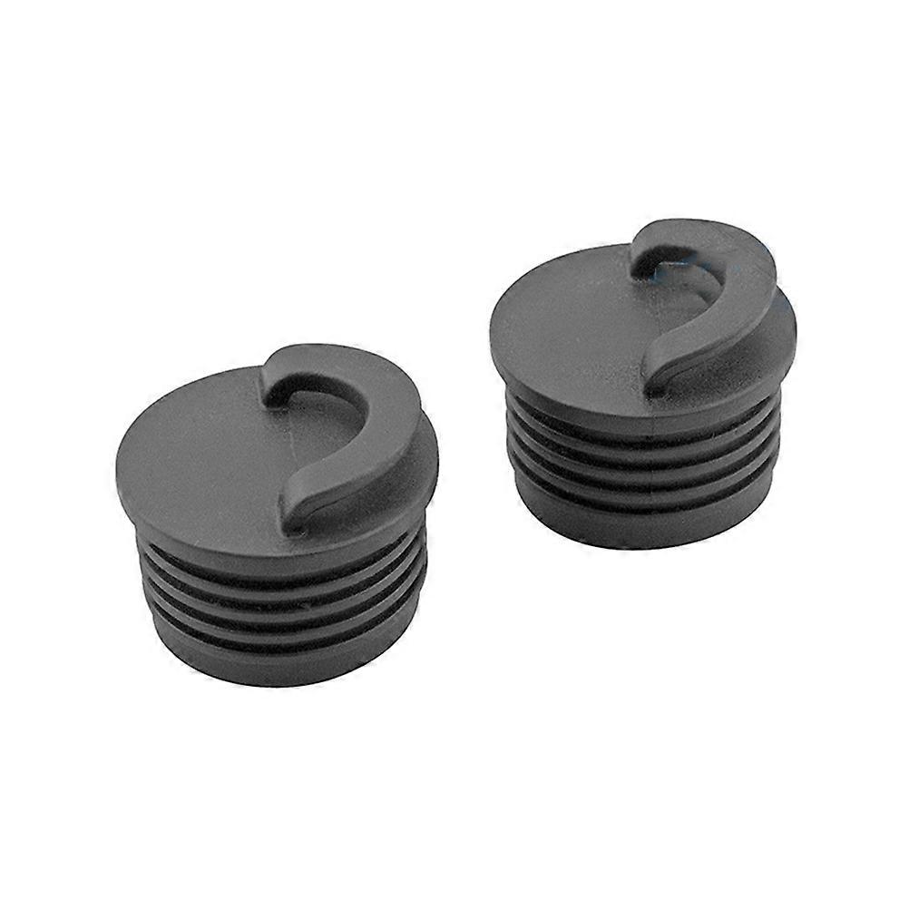 Universal Kayak Drain Plug Black Kayak Dinghy Boat Canoe Vibration Resistance Drain Water 2Pcs