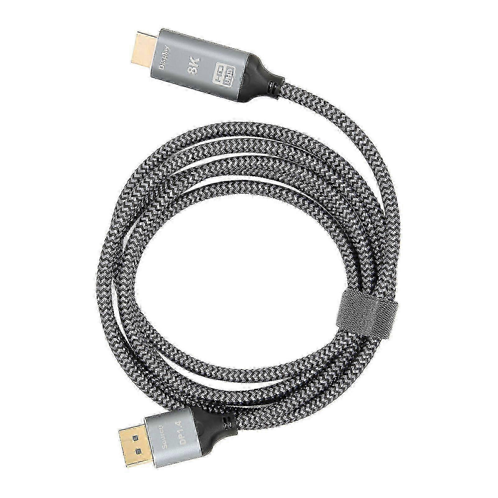 Cable adaptador HDMI 2.1 a DisplayPort 1.4 8K: conector macho a hembra