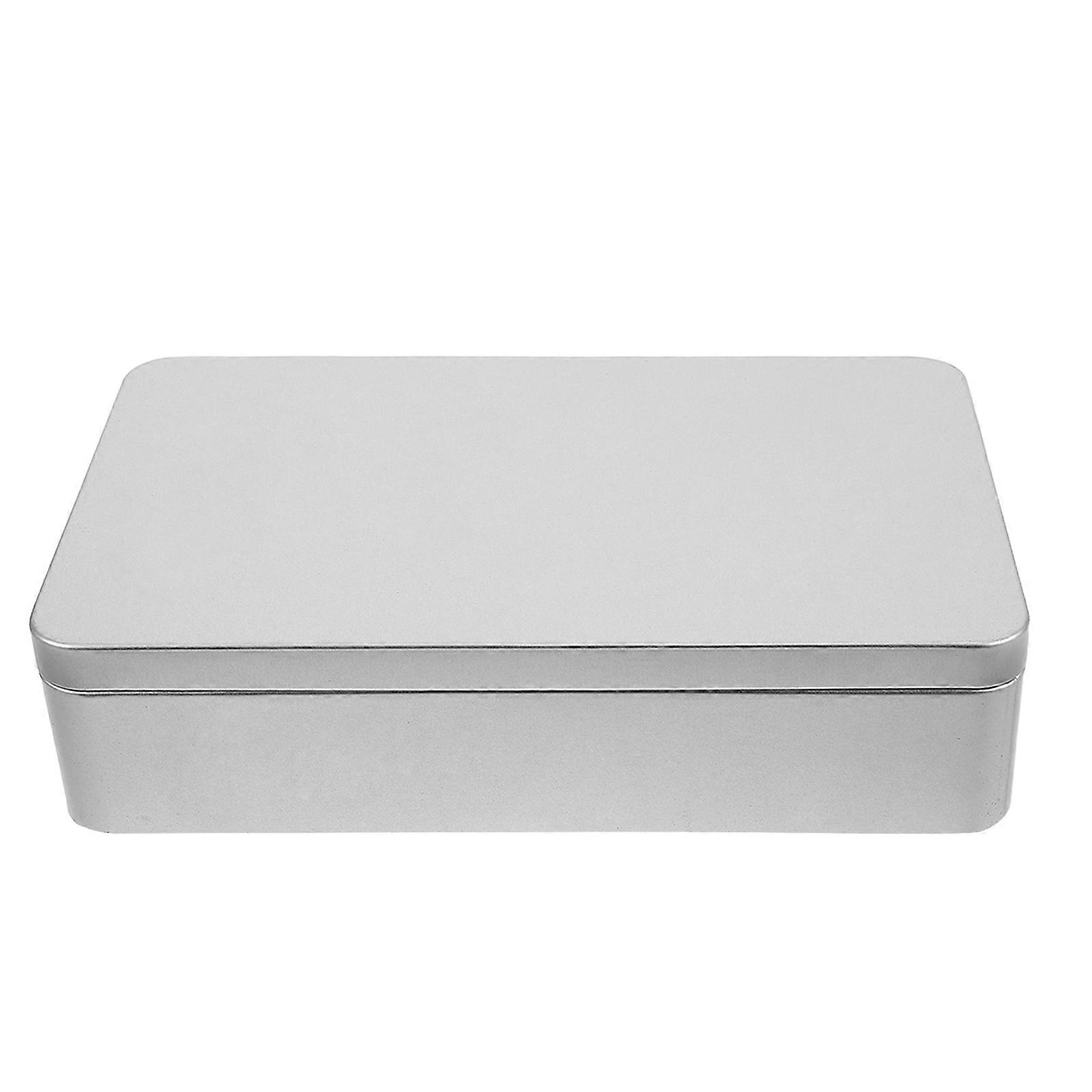 Elegant Design Rectangular Metal Candy Box 2Pcs With Lid For Home Organization Wedding