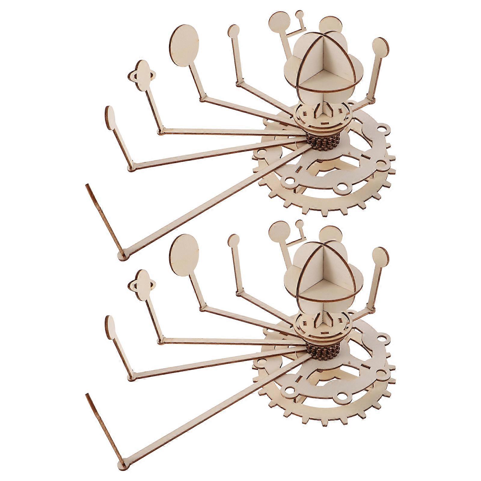 The **"2 Sets DIY Solar System Model Kit For Kids"** is a fun and educational craft kit designed to teach children about the solar system while also