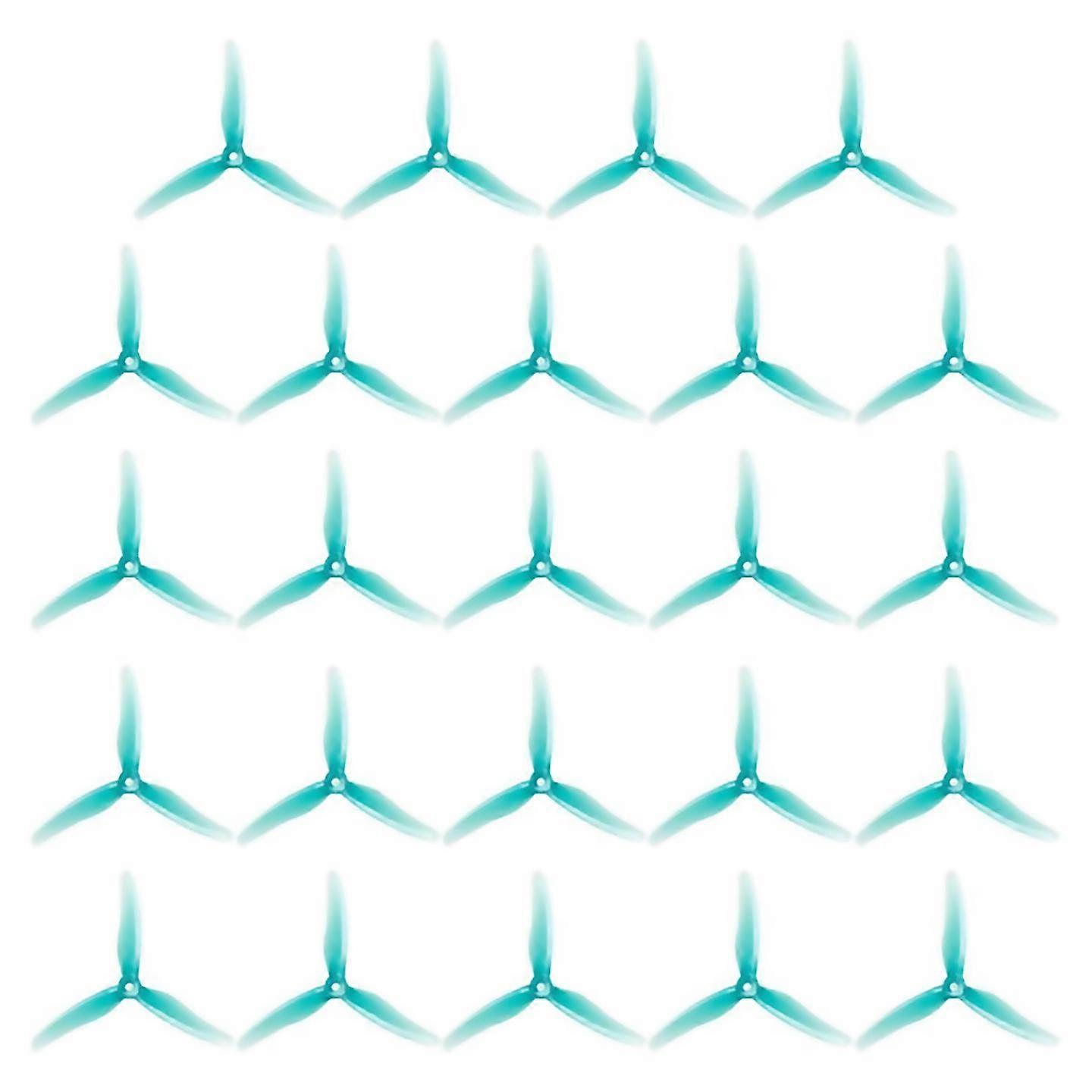 For 24pcs 51466 V2 Fpv Propeller 5inch 3 Blade Propeller Blue