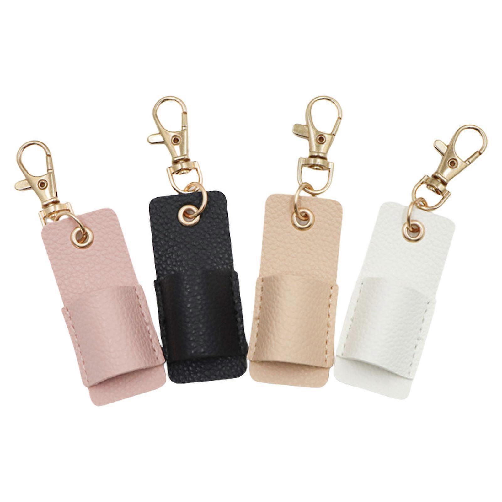 Lightweight PU Pen Case Sleeves With Carabiner Keychain And AntiScratch Lining Perfect For Daily Use NonFalling Multicolor