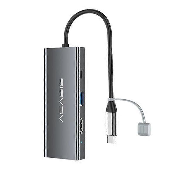 4-in-1 USB-C Docking Station for Laptop USB Type C Hub Multiport Adapter Dongle