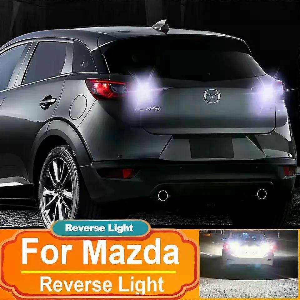2PCS LED Reverse Light Backup Lamp T15 W16W For Mazda CX5 2 DE DL 3 5 CX3 MX5 6 GG 2002 2005 2007 2012 2013 2014 Canbus Bulbs