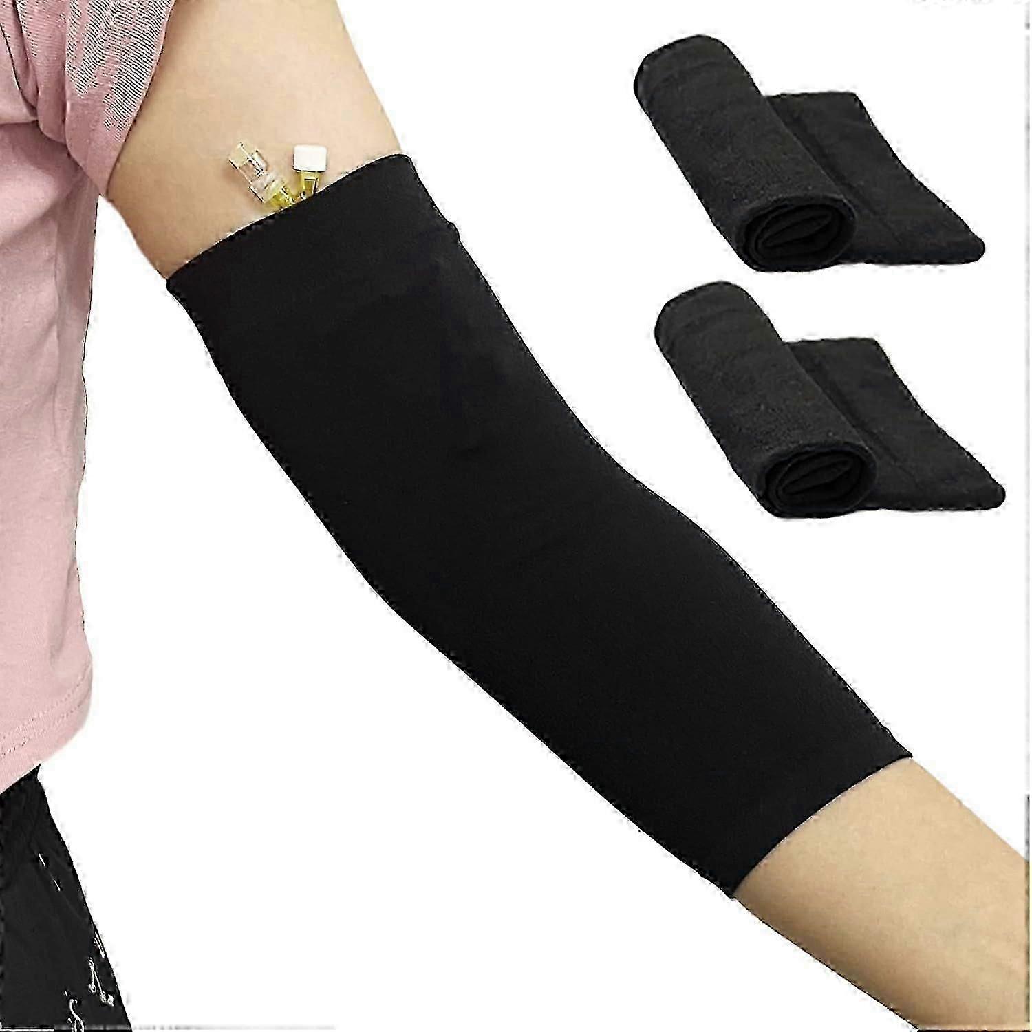 Breathable PICC Line Arm Sleeve Protector - Set of 2 Medical Grade Covers for Daily Comfort