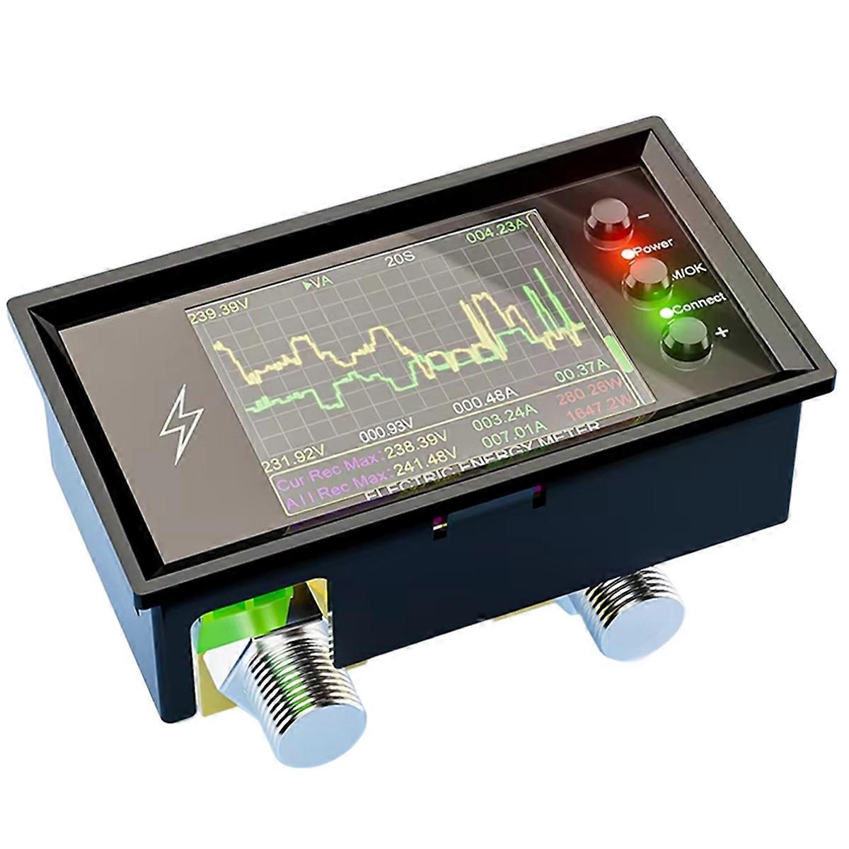 420V WiFi Tuya Smart Digital Lithium Batterie Kapazitätserkennung Tester DC Display Spannung Strom Leistung Coulomb-Messgerät