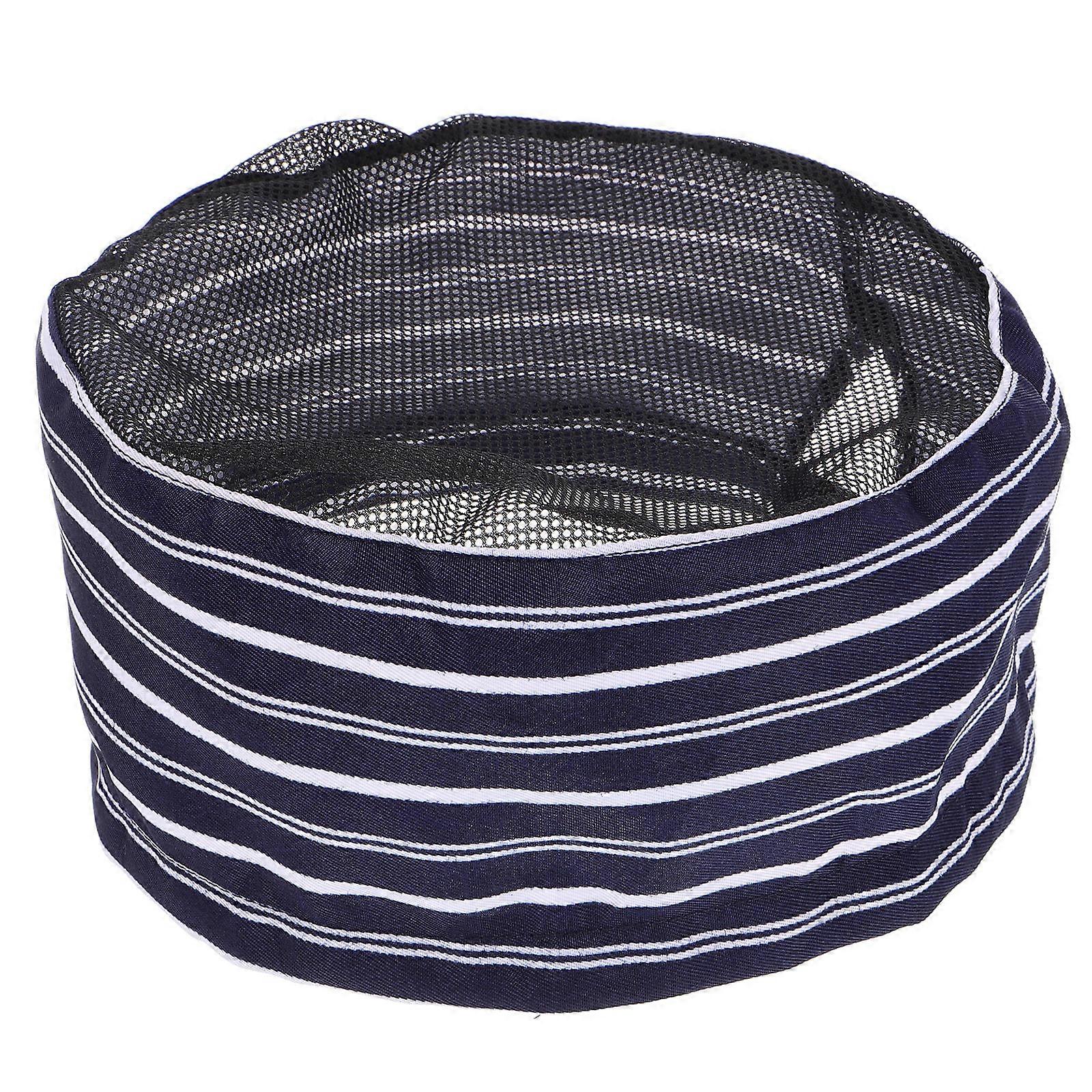 Breathable Unisex Chef Hat with Mesh Top Reusable Kitchen Cooking Cap for Restaurant, Hotel and Home Use