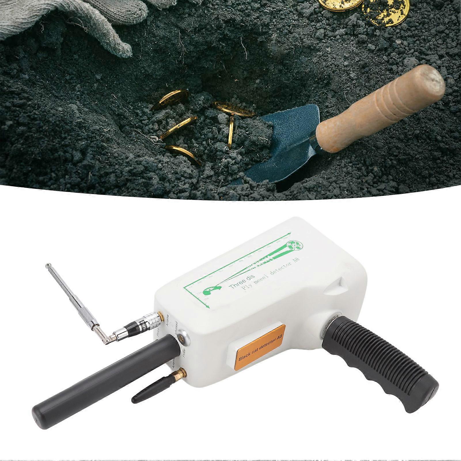 Metal Scanner A8 30m Depth 1000m Range Handheld Detector White