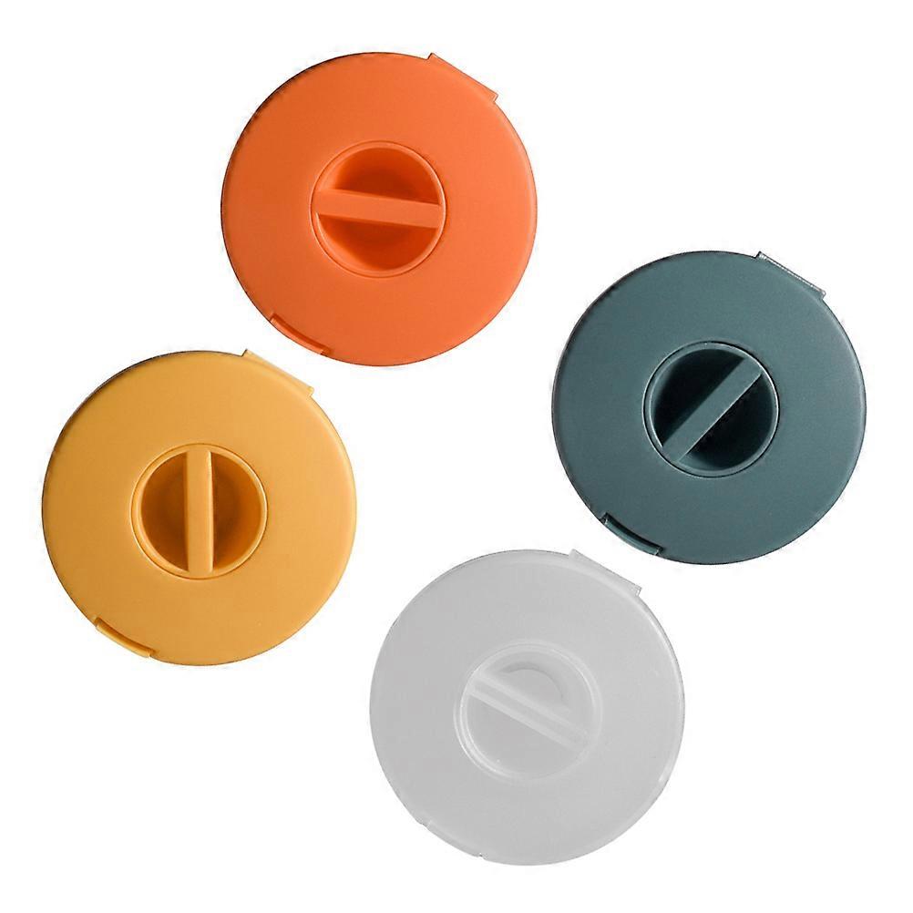 Cable Storage Box Cable Winder for Charging Cable Assorted Color Pp Material with Dust Protection 4Pcs