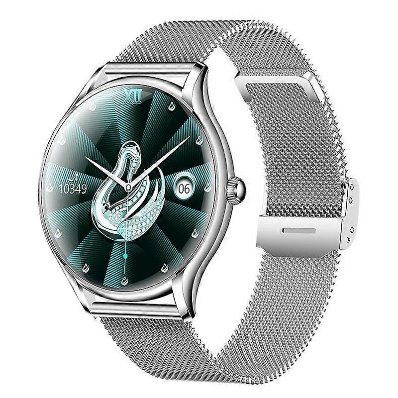 Smartwatch QS36 3D Slim Design Supports Up to 5 Hours Music Playback(Silver)